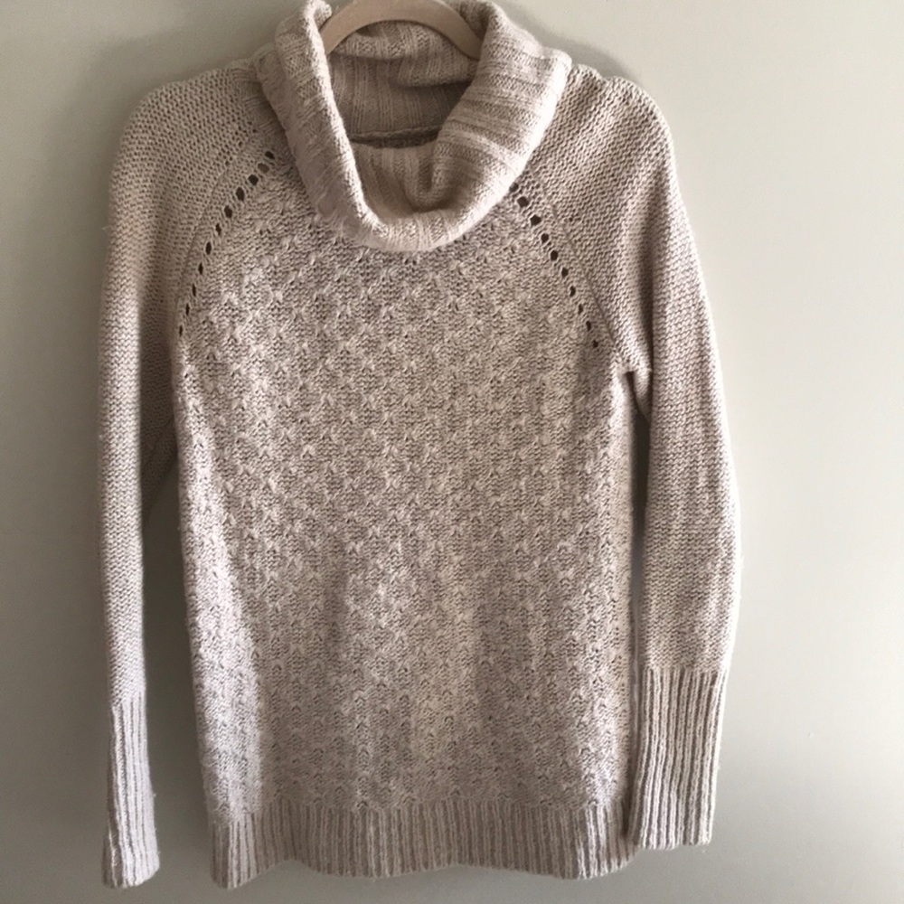 Ann Taylor Loft Chunky Turtleneck Sweater (small)